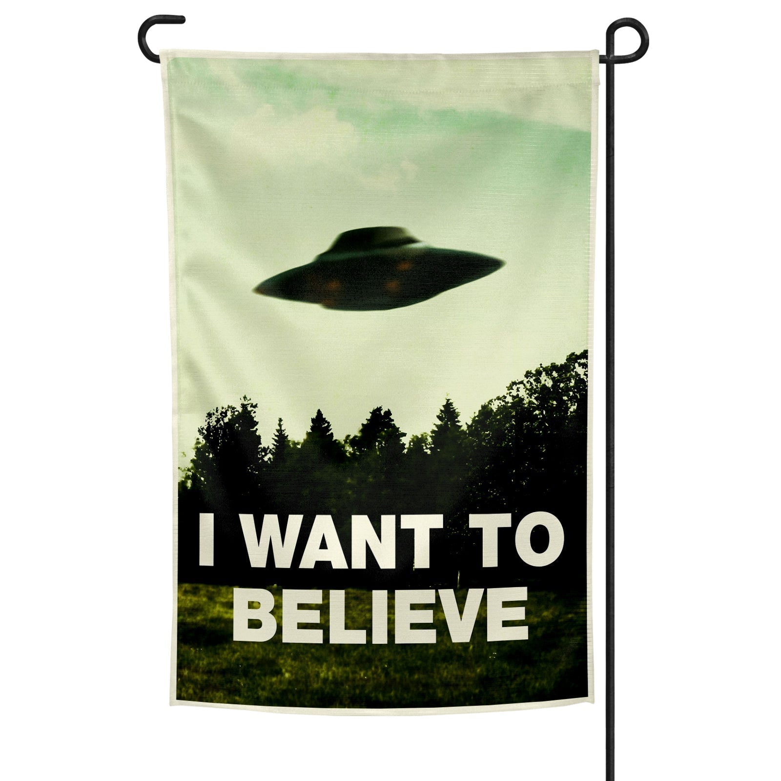 Original Underground I Want To Believe Garden Flag