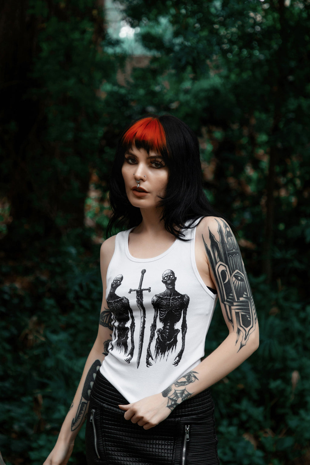 Vera's Eyecandy Battle Zombies Ribbed Tank Top