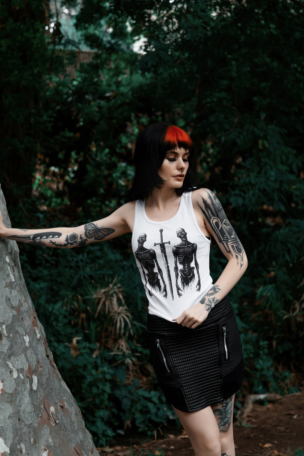 Vera's Eyecandy Battle Zombies Ribbed Tank Top